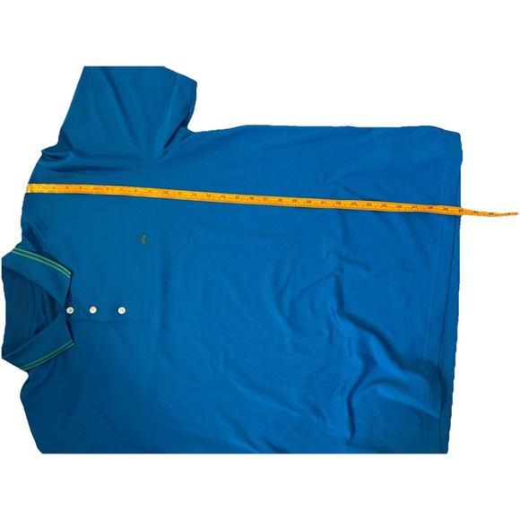 BROOKS BROTHERS T-Shirt Men's XXL (2XL) Short Sleeve Polo Loose Fit Blue Logo - Picture 8 of 9